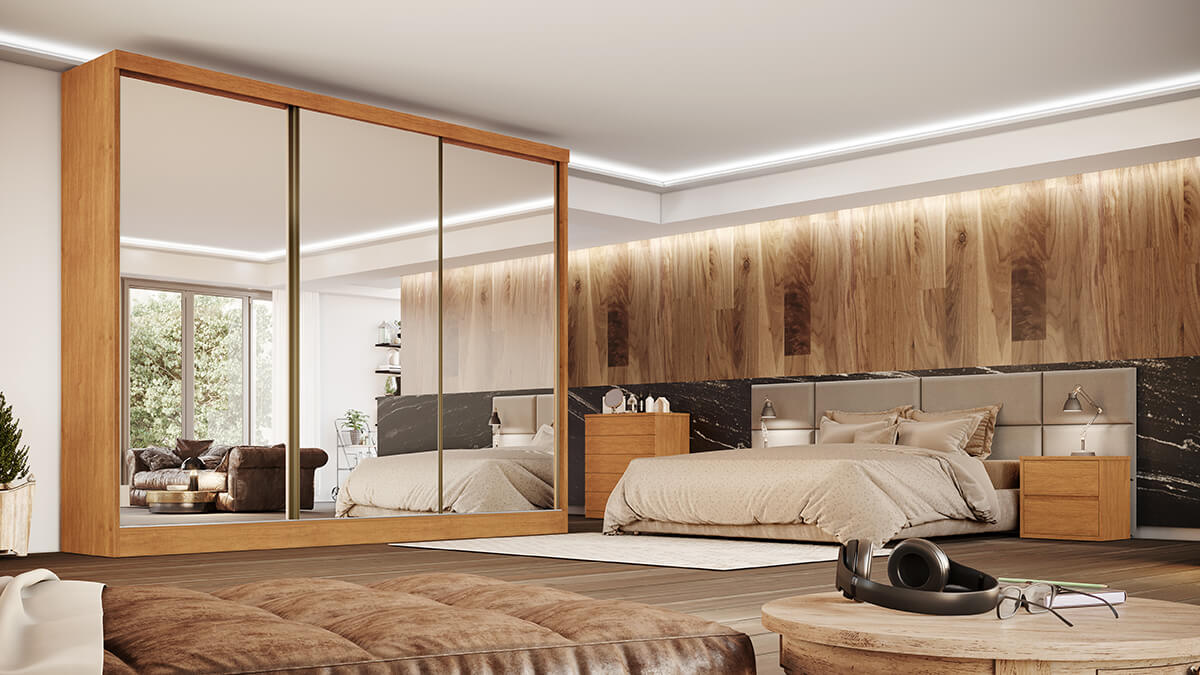 Linha de roupeiros Bianchi Móveis: móveis planejados para quartos