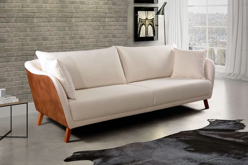 Sofá Doha em ambiente decorado